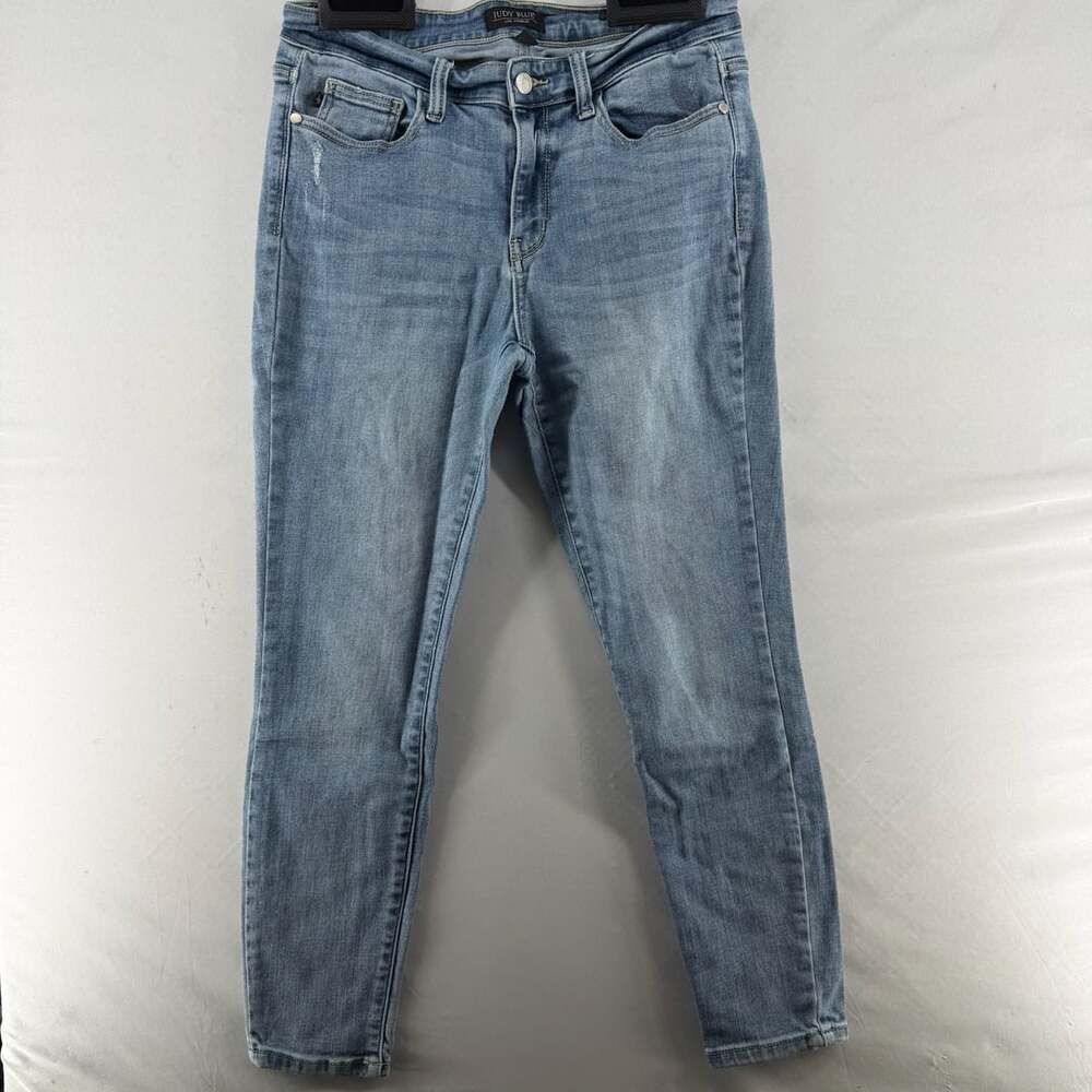 0543 Judy Blue Los Angeles Skinny Jeans Light Wash Size 11/30